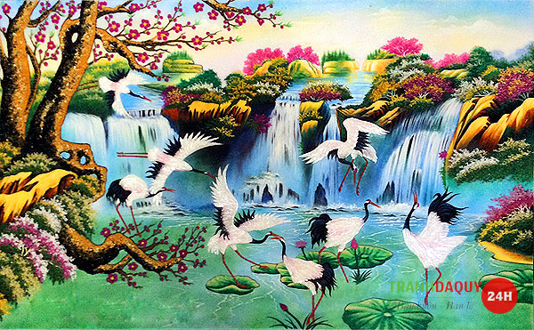 Tranh đá quý động vật T357