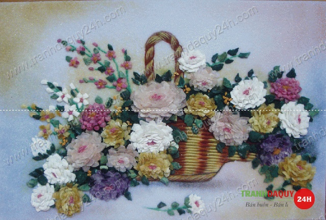 Tranh đá quý tĩnh vật T341