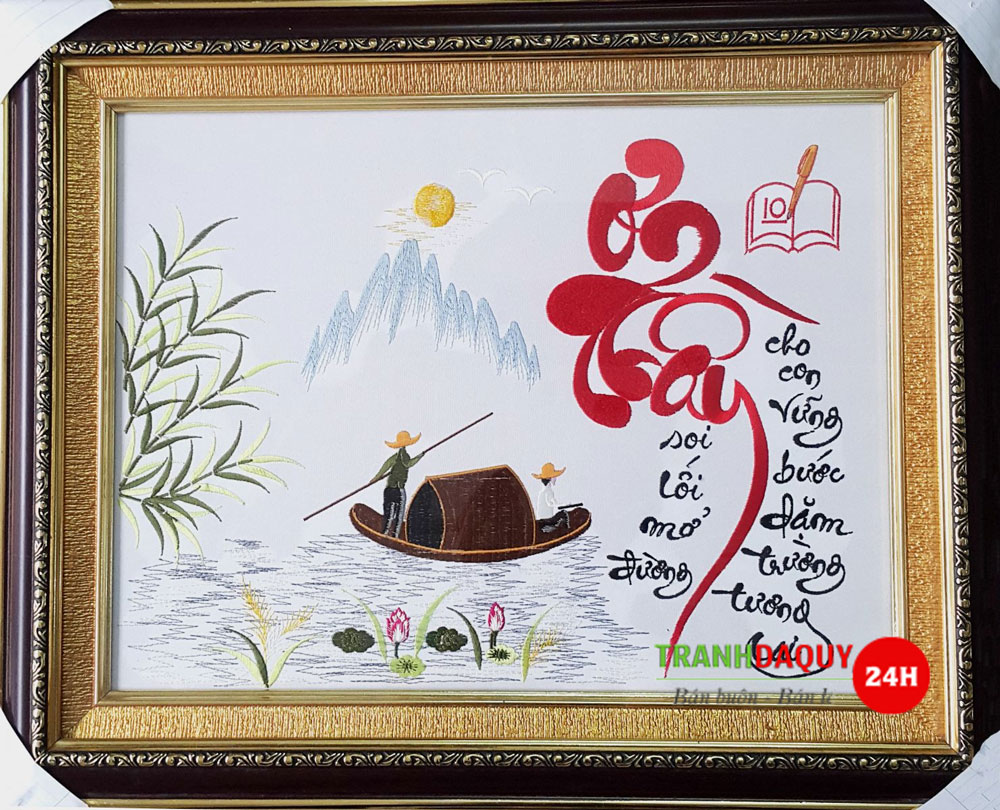 Tranh đá quý tặng thầy cô TTC0001