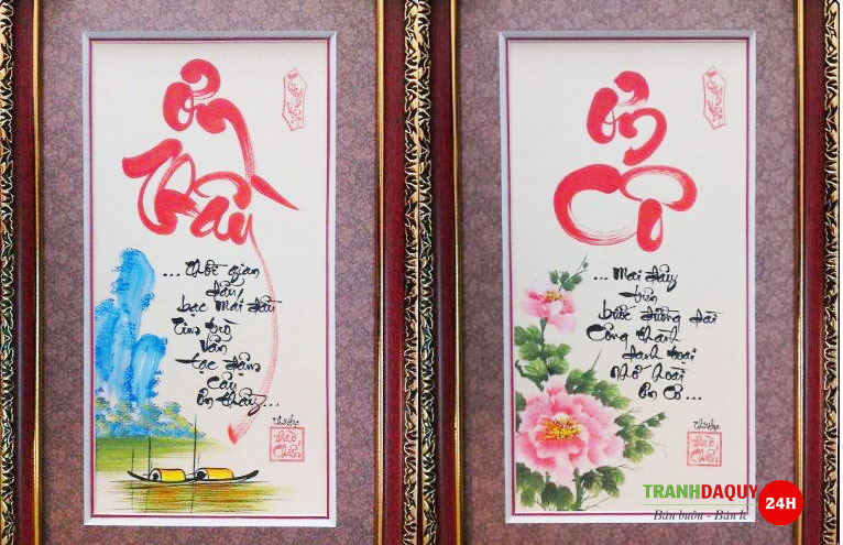 Tranh đá quý tặng thầy cô TTC0004