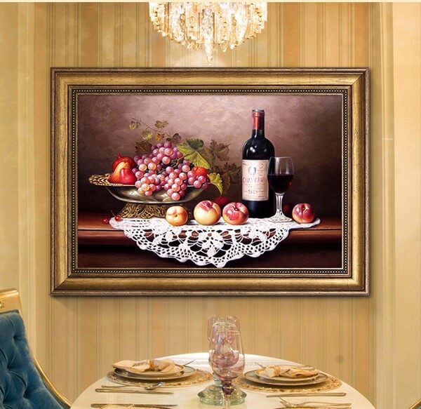 Tranh đá quý treo phòng ăn T41