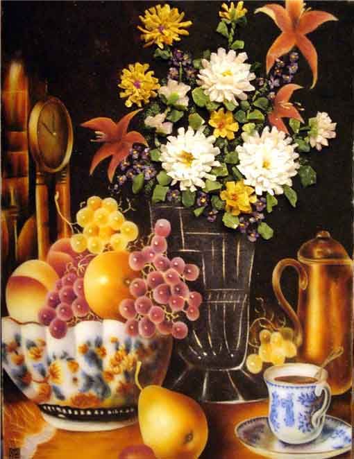 Tranh đá quý bàn trà T40