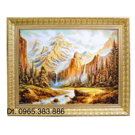 TRANH ĐÁ QUÝ HỔ PHÁCH NÚI NON HÙNG VỸ