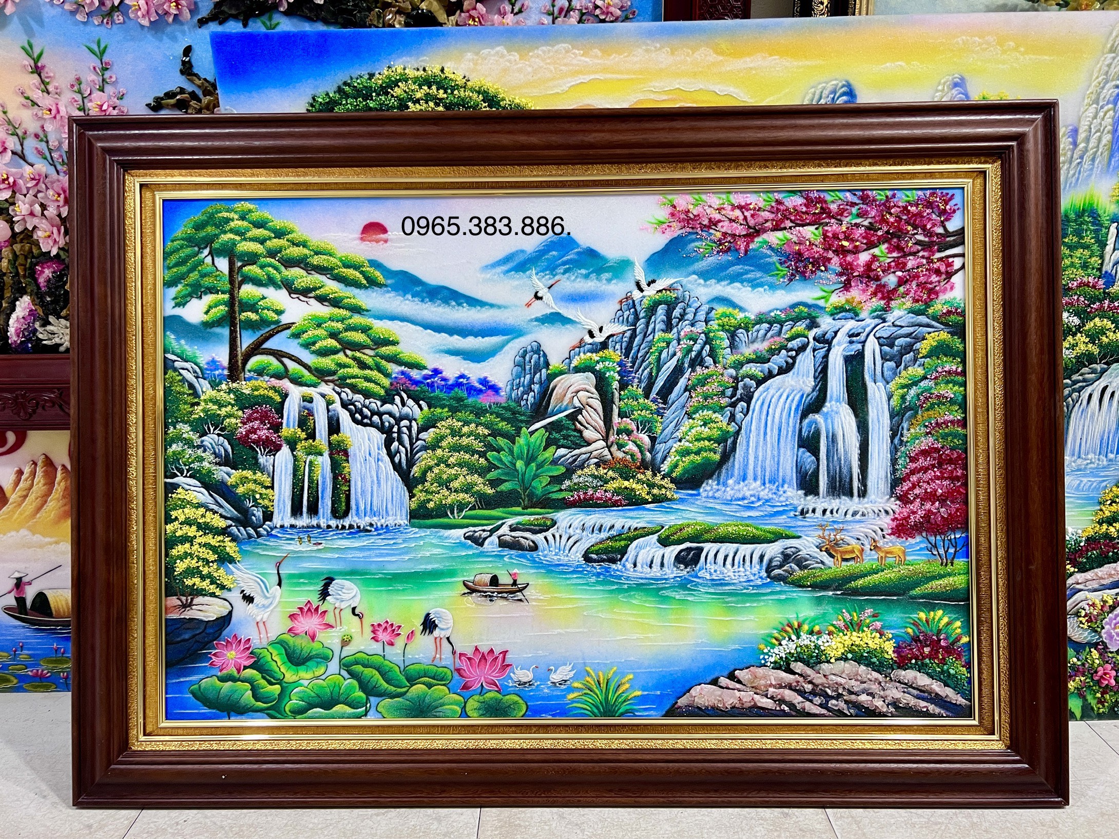 Tranh đá quý phong cảnh đẹp nhất C 01