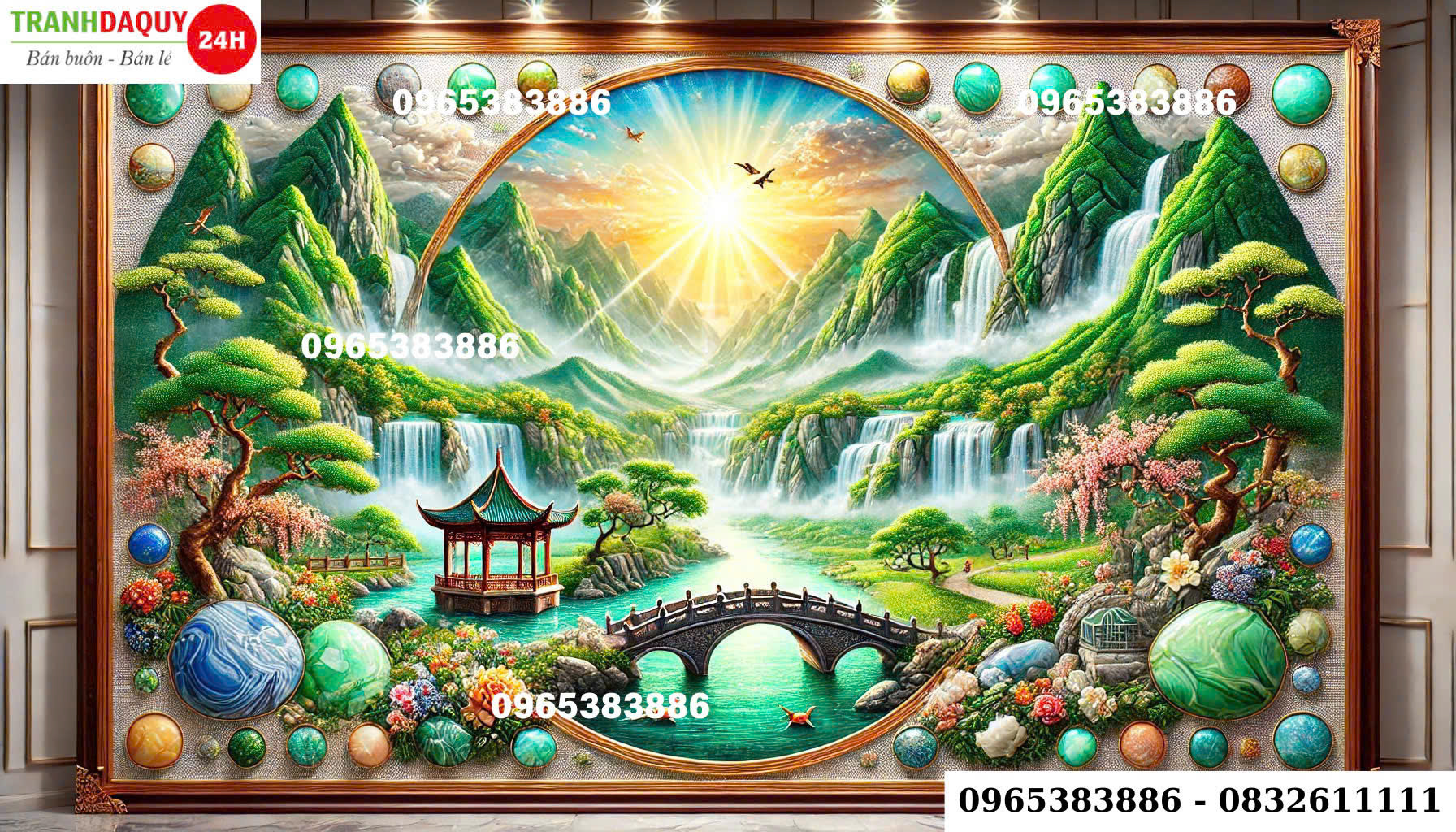 Mẫu tranh đá quý mới ĐẸP NHẤT TC 01