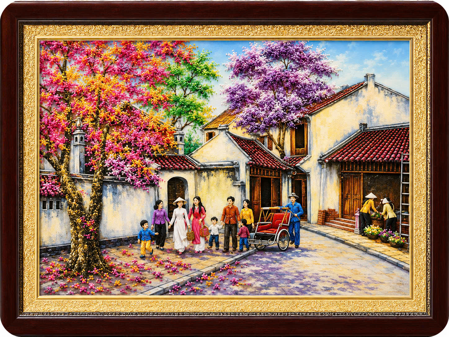 Tranh Phố Cổ Đẹp Nhất