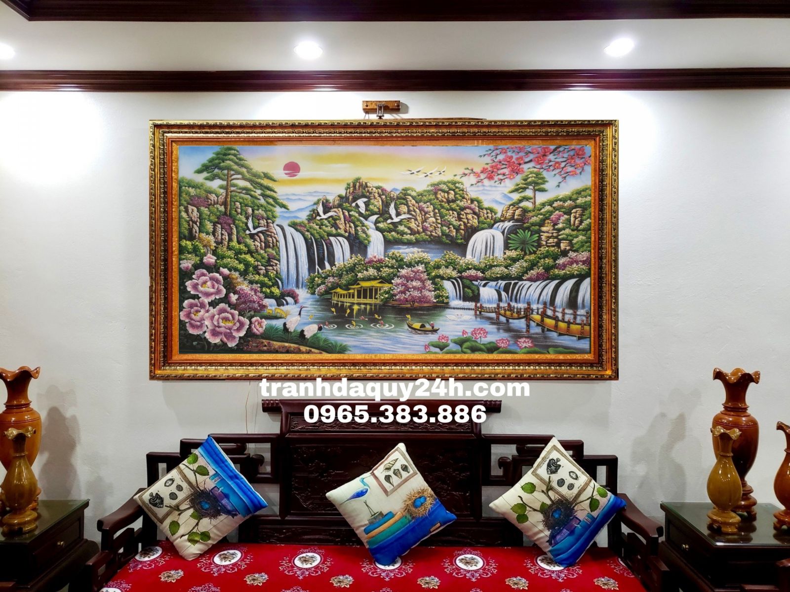tranh đá quý cao cấp