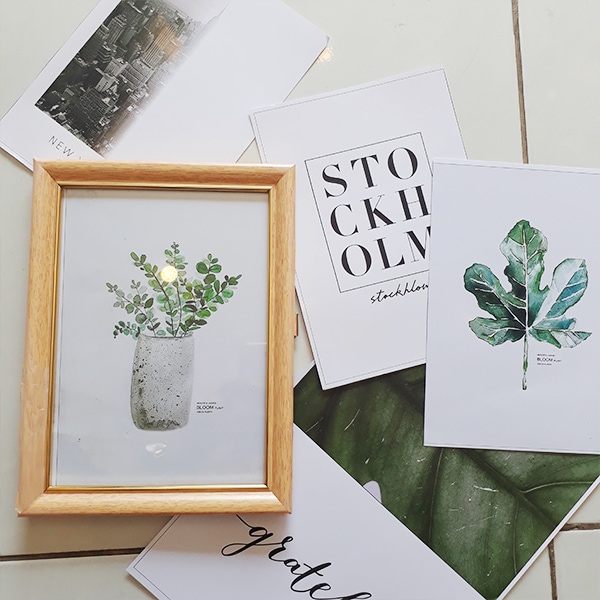 Khung tranh vân gỗ