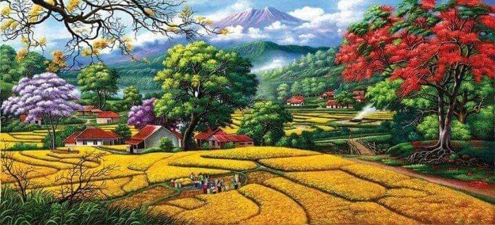tranh đẹp ở cao bằng