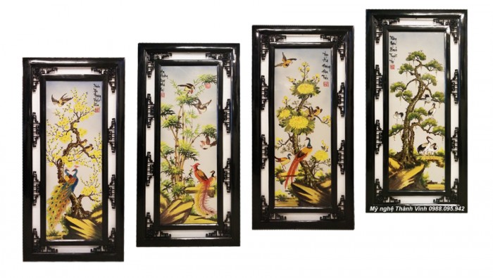 Khung tranh họa tiết cách điệu