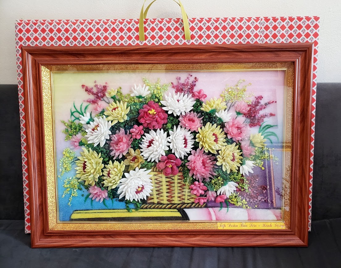 Tranh đá quý làm quà tặng TUYỆT ĐẸP N103