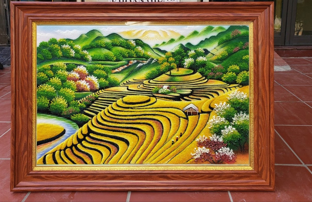 TRANH RUỘNG BẬC THANG T265