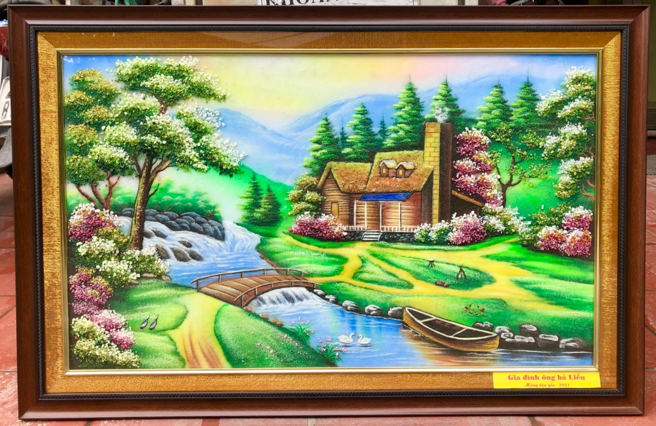 tranh tặng tân gia