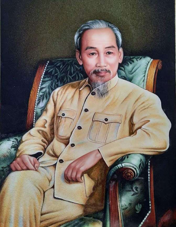 TRANH ĐÁ QUÝ BÁC HỒ